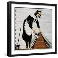 Maid-Banksy-Framed Giclee Print