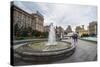 Maidan Nezalezhnosti Center of Kiev (Kyiv), Ukraine, Europe-Michael Runkel-Stretched Canvas