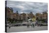 Maidan Nezalezhnosti, Center of Kiev, Ukraine, Europe-Michael Runkel-Stretched Canvas