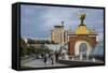 Maidan Nezalezhnosti, Center of Kiev, Ukraine, Europe-Michael Runkel-Framed Stretched Canvas
