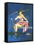 Maiden America-Scott Westmoreland-Framed Stretched Canvas