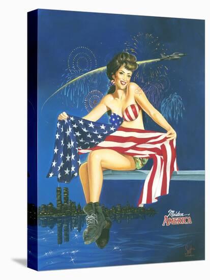 Maiden America-Scott Westmoreland-Stretched Canvas