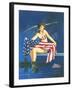 Maiden America-Scott Westmoreland-Framed Art Print