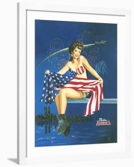 Maiden America-Scott Westmoreland-Framed Art Print