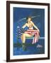 Maiden America-Scott Westmoreland-Framed Art Print