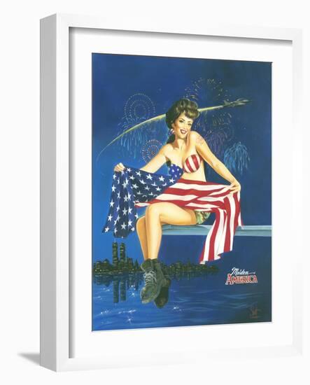 Maiden America-Scott Westmoreland-Framed Art Print