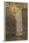 Maiden and Grail-Arthur Rackham-Stretched Canvas