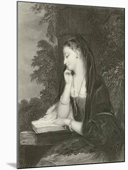 Maiden Meditation-Gilbert Stuart Newton-Mounted Giclee Print