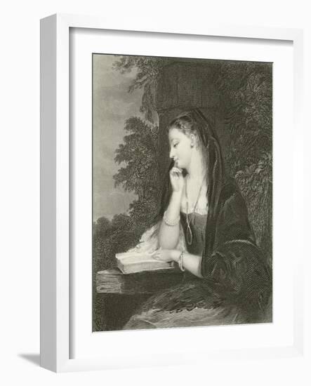 Maiden Meditation-Gilbert Stuart Newton-Framed Giclee Print