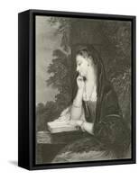 Maiden Meditation-Gilbert Stuart Newton-Framed Stretched Canvas