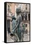 Maiden Statue, Central Fountain Representing Rio Turia, and Cathedral-Eleanor Scriven-Framed Stretched Canvas