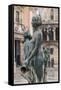 Maiden Statue, Central Fountain Representing Rio Turia, and Cathedral-Eleanor Scriven-Framed Stretched Canvas