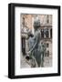 Maiden Statue, Central Fountain Representing Rio Turia, and Cathedral-Eleanor Scriven-Framed Photographic Print