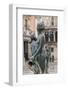 Maiden Statue, Central Fountain Representing Rio Turia, and Cathedral-Eleanor Scriven-Framed Photographic Print