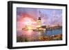 Maiden Tower-Dominic Davison-Framed Art Print