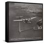 Maiden Voyage, China Clipper, San Francisco, California 1935-Clyde Sunderland-Framed Stretched Canvas