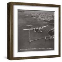 Maiden Voyage, China Clipper, San Francisco, California 1935-Clyde Sunderland-Framed Art Print