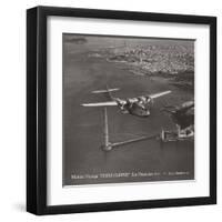 Maiden Voyage, China Clipper, San Francisco, California 1935-Clyde Sunderland-Framed Art Print