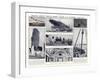 Maiden Voyage of the Cunard Liner Aquitania, 1914-null-Framed Giclee Print