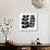 Maidenhair (black on white)-Denise Duplock-Giclee Print displayed on a wall