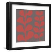 Maidenhair Coral Stem (double)-Denise Duplock-Framed Art Print