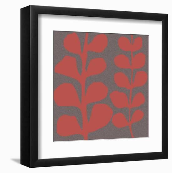 Maidenhair Coral Stem (double)-Denise Duplock-Framed Art Print