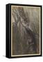 Maidens Pursue Alberich-Arthur Rackham-Framed Stretched Canvas