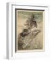 Maidens Tease Alberich-Arthur Rackham-Framed Art Print