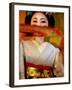 Maiko Dancer, Kyoto, Japan-Frank Carter-Framed Premium Photographic Print