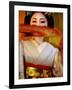 Maiko Dancer, Kyoto, Japan-Frank Carter-Framed Photographic Print