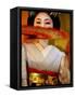 Maiko Dancer, Kyoto, Japan-Frank Carter-Framed Stretched Canvas