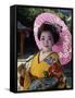 Maiko Girl, Kyoto, Japan-null-Framed Stretched Canvas