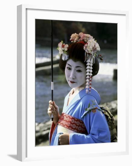 Maiko Girl, Kyoto, Japan-null-Framed Photographic Print