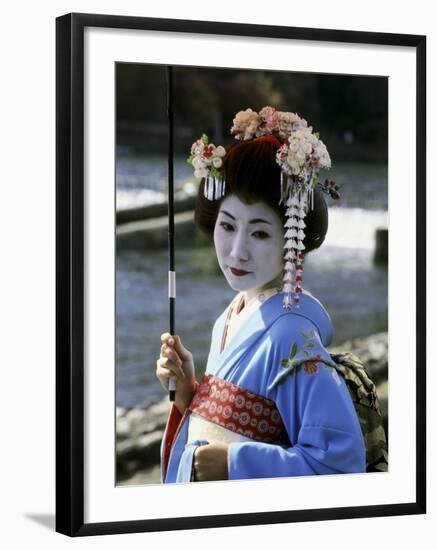 Maiko Girl, Kyoto, Japan-null-Framed Photographic Print