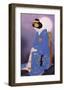 Maiko in Hazy Moon-Goyo Otake-Framed Giclee Print