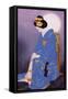 Maiko in Hazy Moon-Goyo Otake-Framed Stretched Canvas