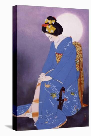 Maiko in Hazy Moon-Goyo Otake-Stretched Canvas