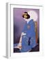 Maiko in Hazy Moon-Goyo Otake-Framed Giclee Print