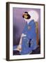 Maiko in Hazy Moon-Goyo Otake-Framed Giclee Print