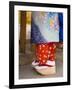 Maiko Wearing Traditional Japanese Kimono and Okobo, Kyoto, Island of Honshu, Japan-Gavin Hellier-Framed Photographic Print