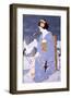 Maiko with Snow in Spring-Goyo Otake-Framed Giclee Print