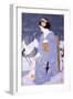 Maiko with Snow in Spring-Goyo Otake-Framed Giclee Print