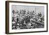 Mail Call on Board a Ship, Early 20th Century-null-Framed Giclee Print