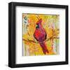 Mail Cardinal-null-Framed Art Print