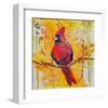 Mail Cardinal-null-Framed Art Print