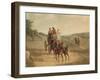 Mail Coach, 1819 (Coloured Engraving)-Frederick Christian Lewis-Framed Giclee Print