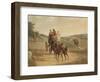 Mail Coach, 1819 (Coloured Engraving)-Frederick Christian Lewis-Framed Giclee Print