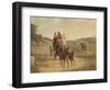 Mail Coach, 1819 (Coloured Engraving)-Frederick Christian Lewis-Framed Giclee Print