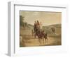 Mail Coach, 1819 (Coloured Engraving)-Frederick Christian Lewis-Framed Giclee Print