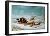 Mail Coach in the Snow-John Pollard-Framed Giclee Print